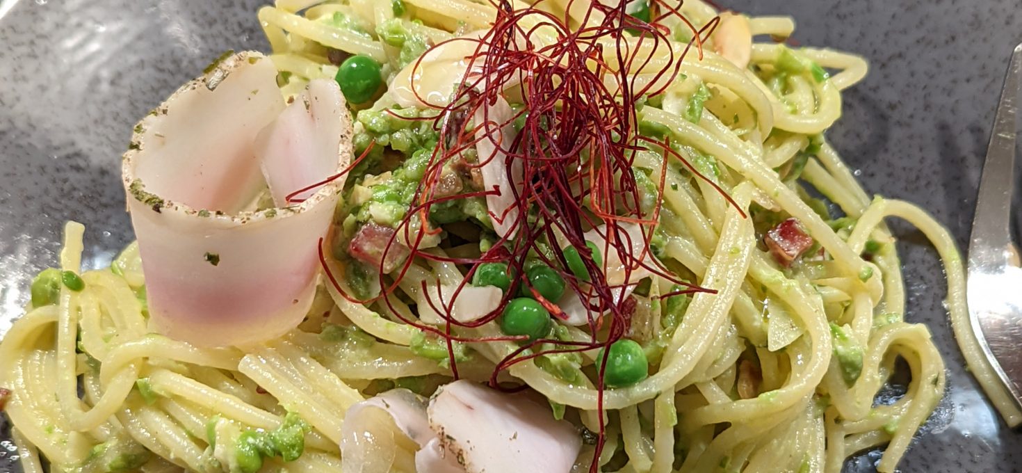 Erbsen-Carbonara
