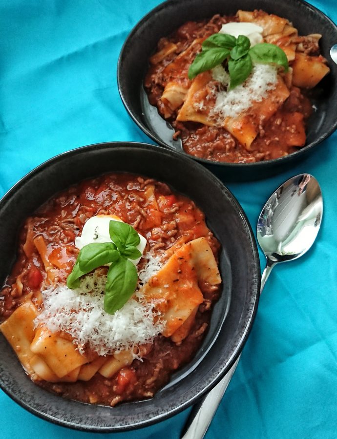 Lasagnesuppe