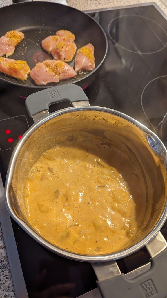 Hähnchenbrust, Pasta und (beste) Champignonsauce – claudis kitchen