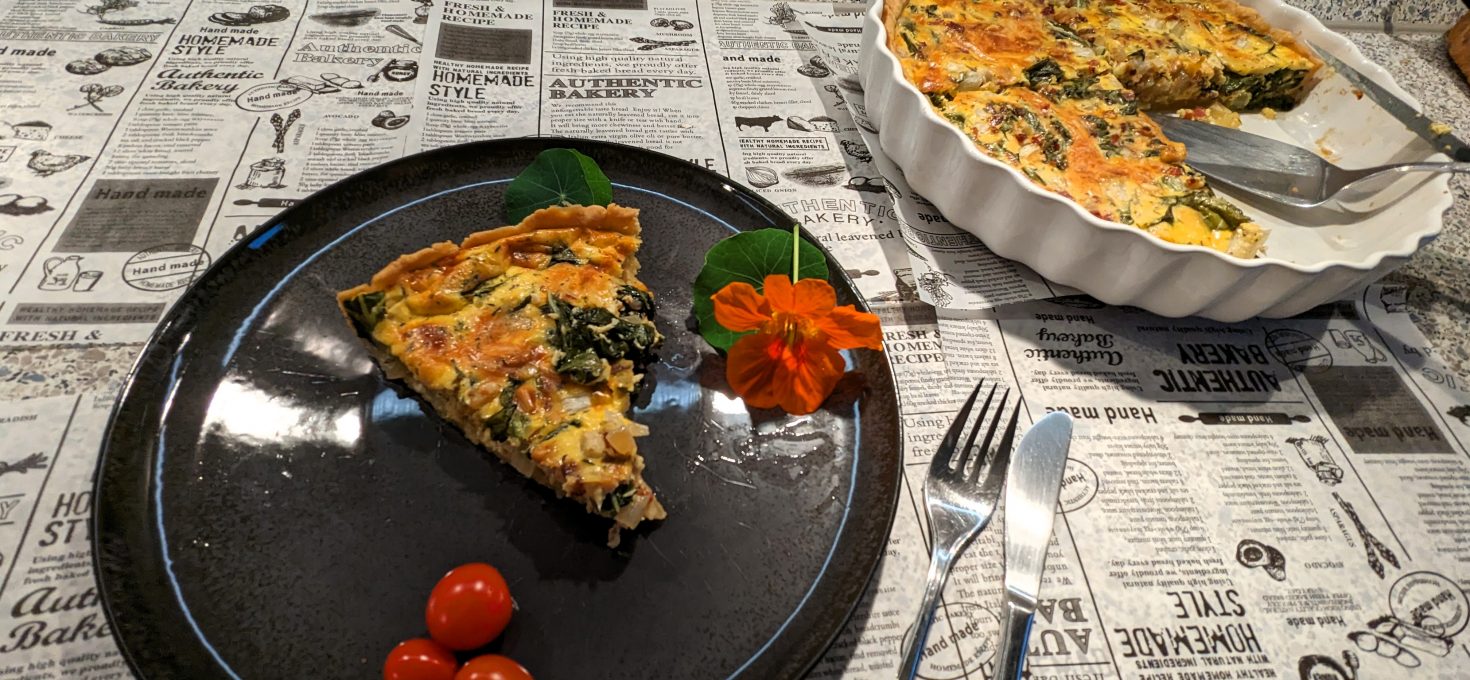 Mangold-Quiche