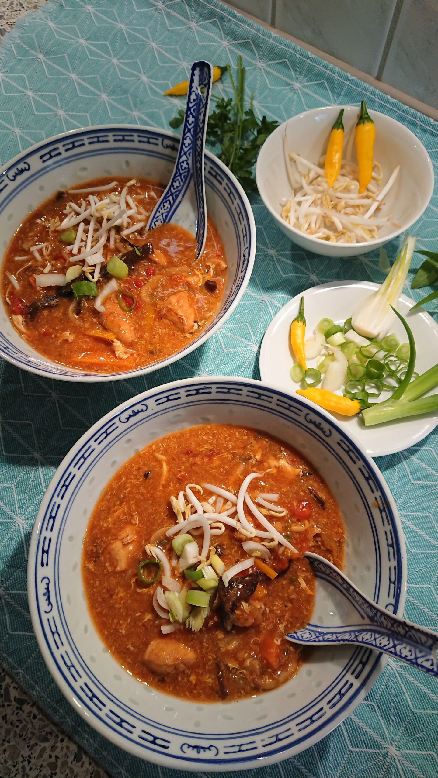 Sauer Scharf Suppe – Pekingsuppe – claudis kitchen Sauer Scharf Suppe – Pekingsuppe – claudis kitchen