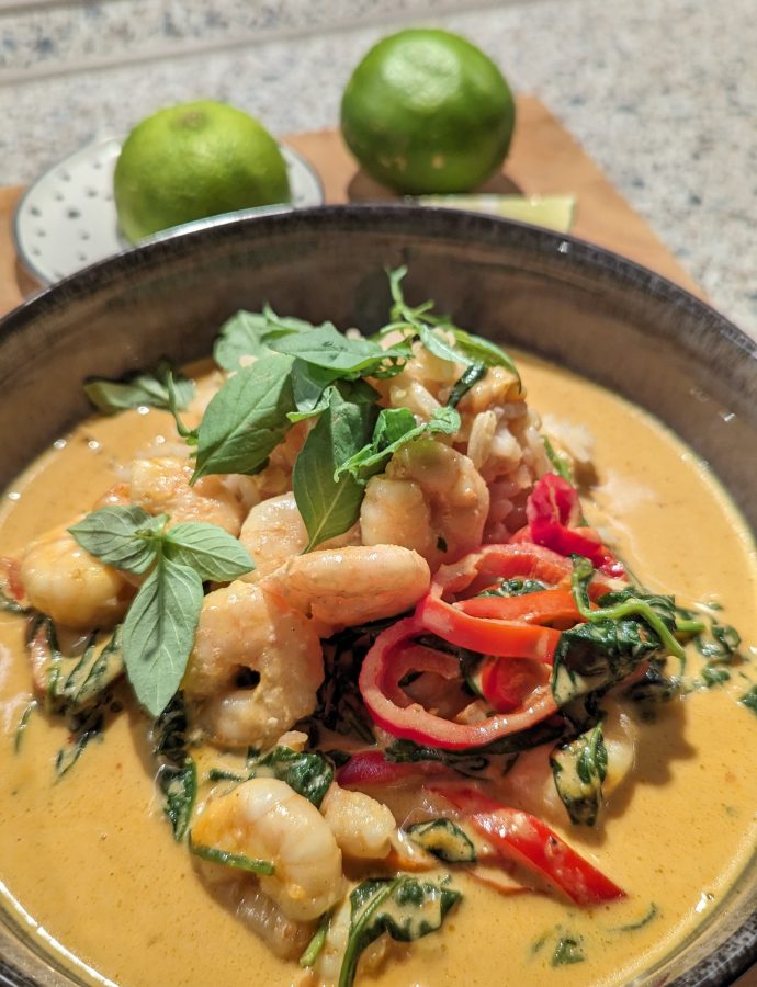 Garnelen-Curry
