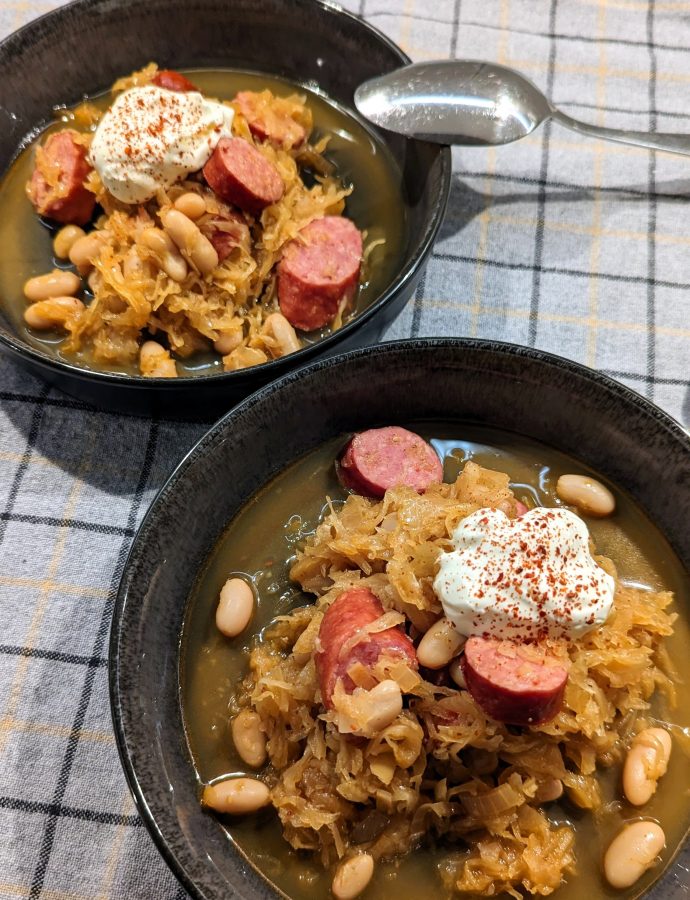 Sauerkraut-Bohneneintopf