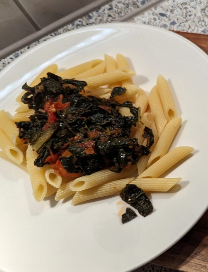 Pasta mit Schwarzkohl