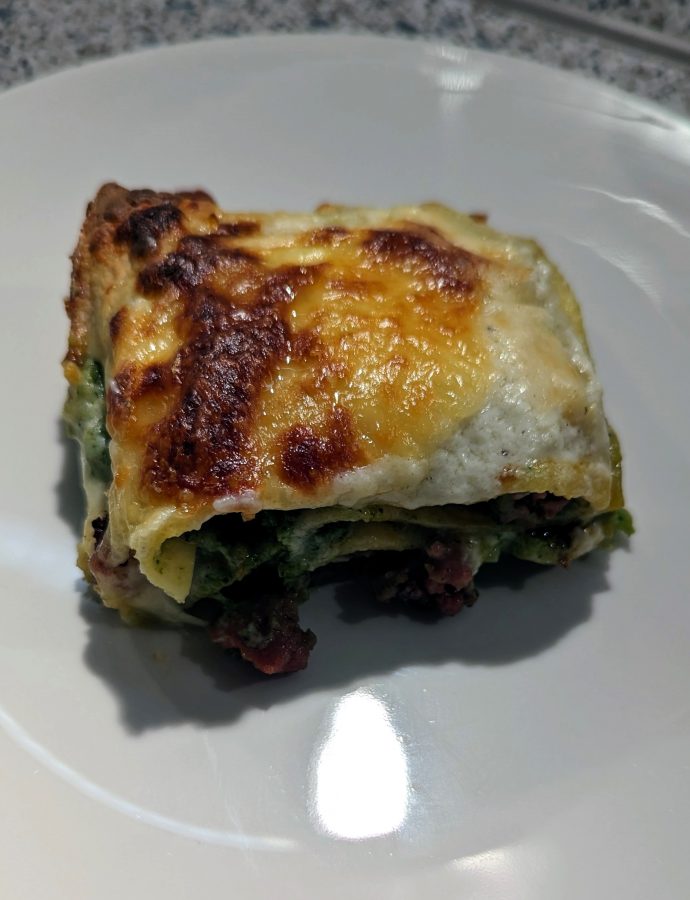 Lasagne mit Brokkoli und Salsiccia