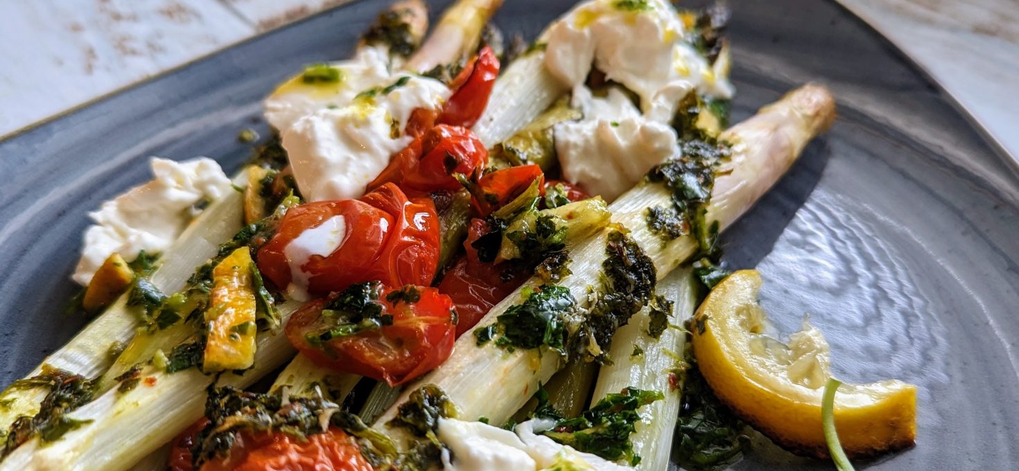 Spargel aus dem Backofen