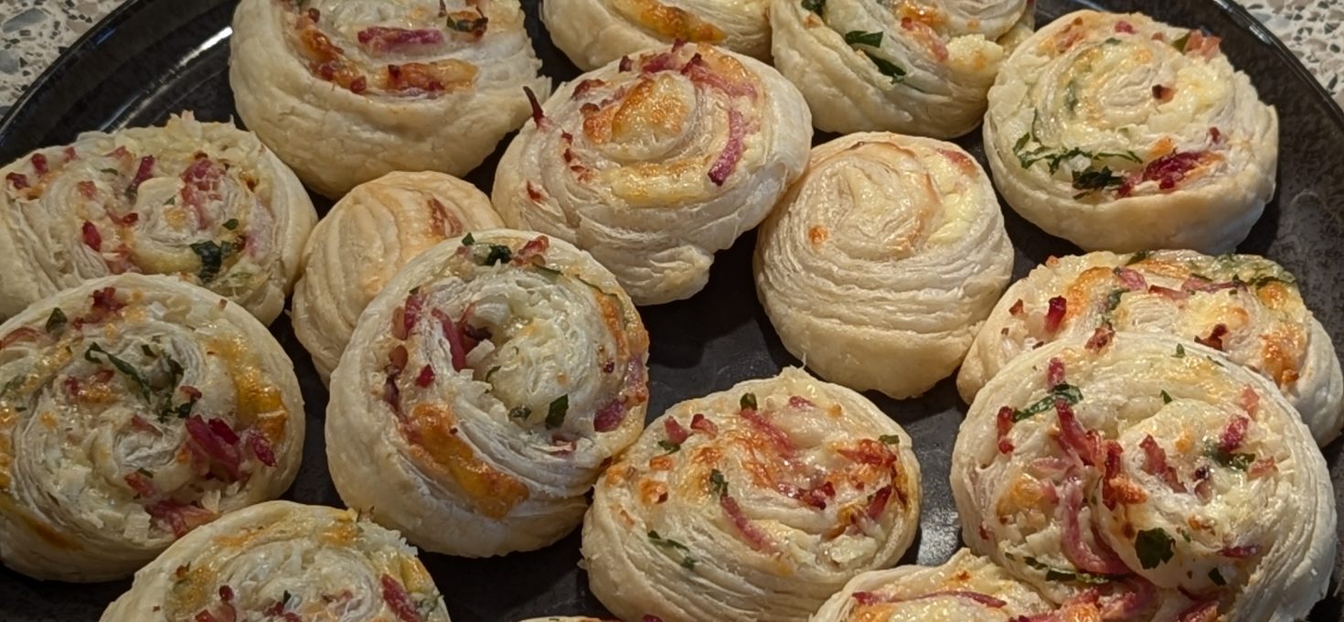 Flammkuchen-Schnecken