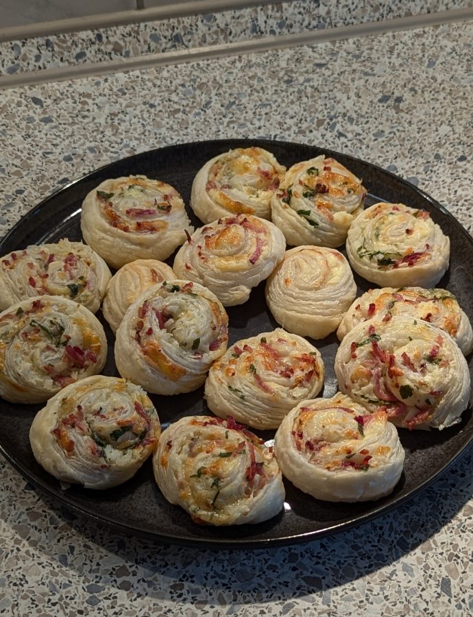 Flammkuchen-Schnecken