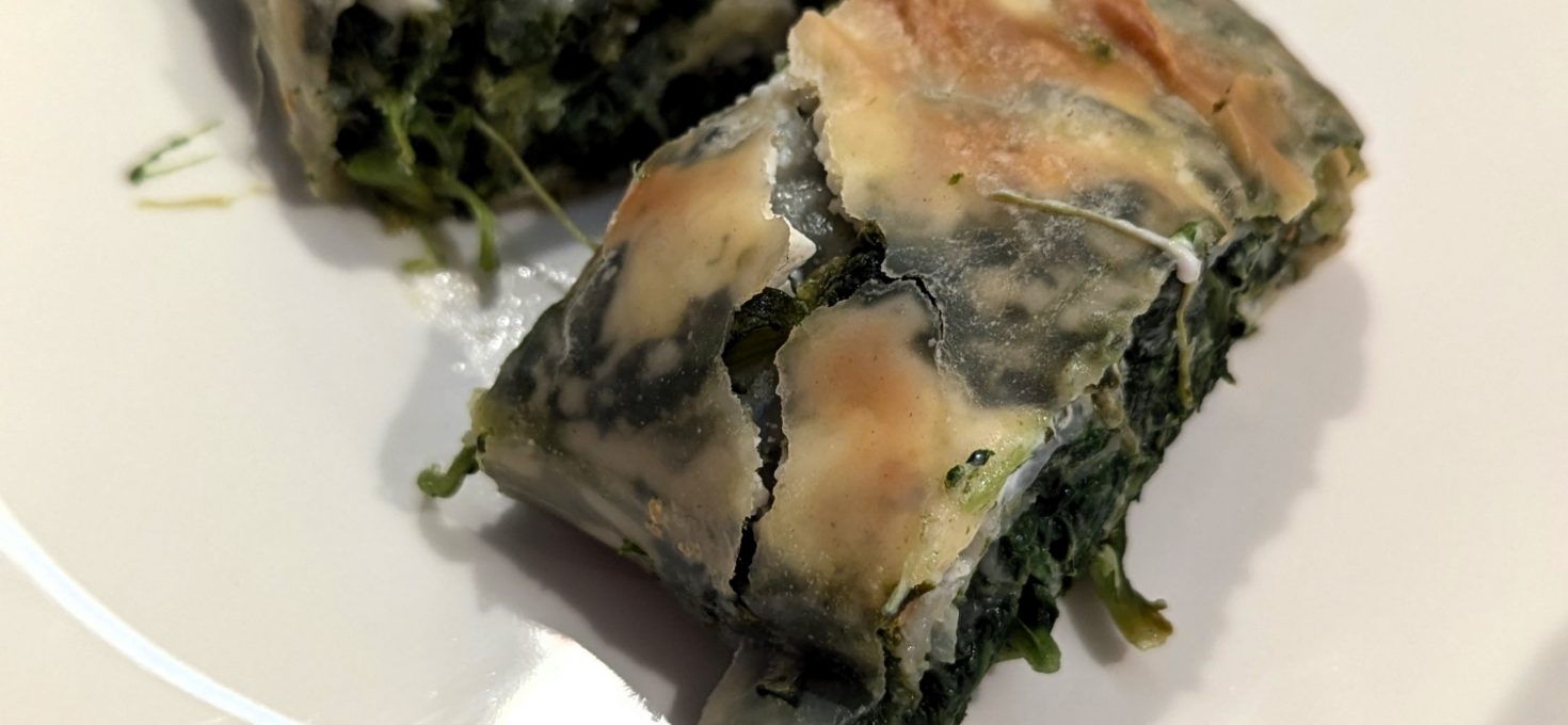 Spinat-Feta-Strudel