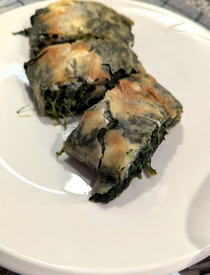 Spinat-Feta-Strudel