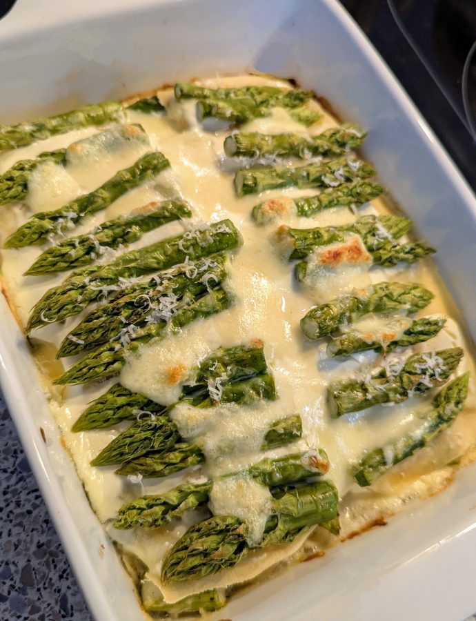 Spargel Lasagne