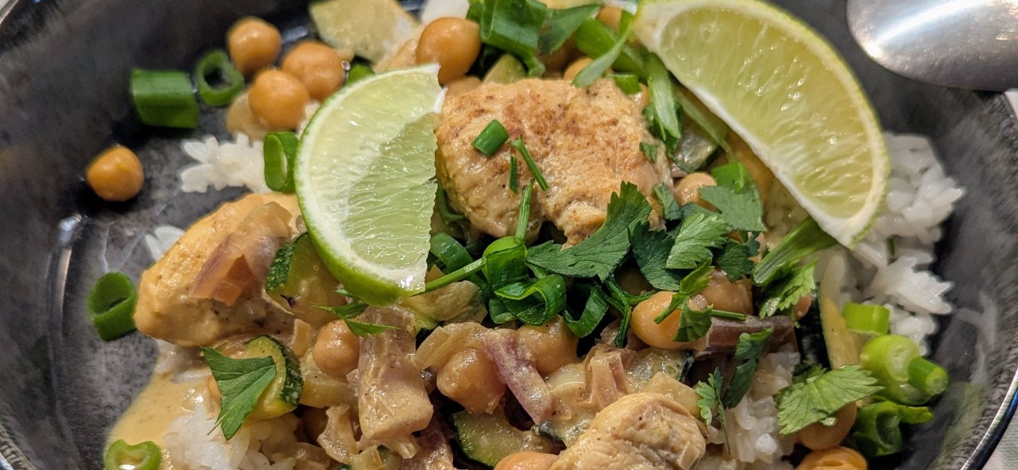Schnelles, fruchtiges Curry