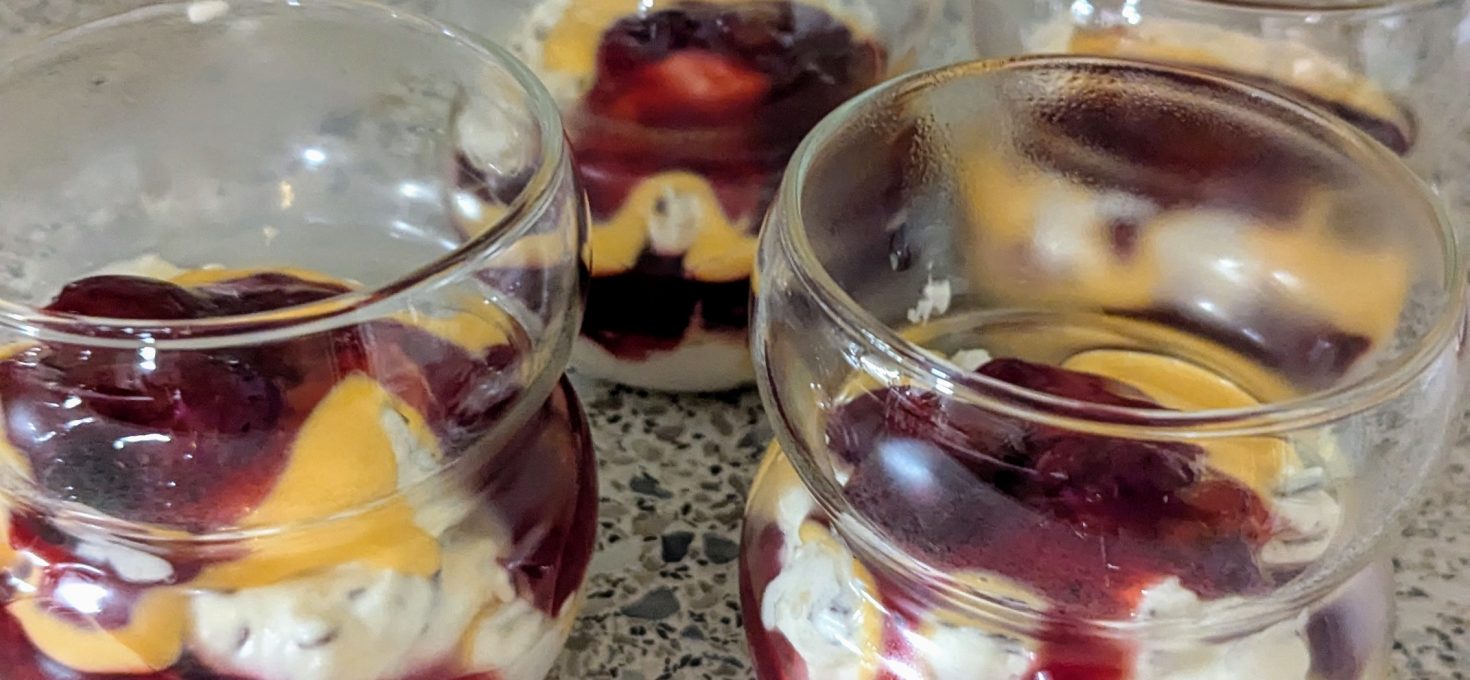 Schokokuss-Eierlikör-Blitzdessert