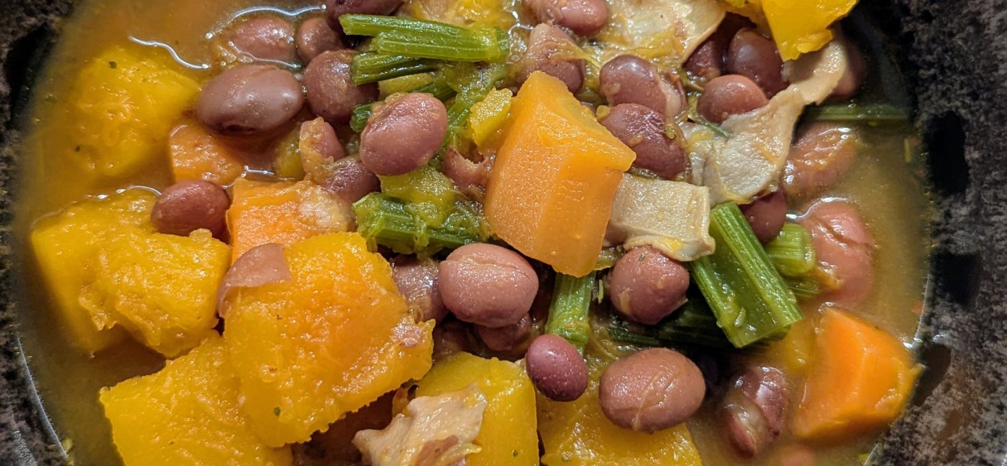 Kürbis Bohnen Suppe