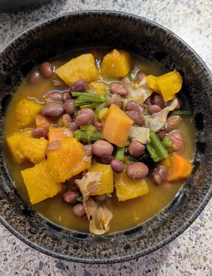 Kürbis Bohnen Suppe
