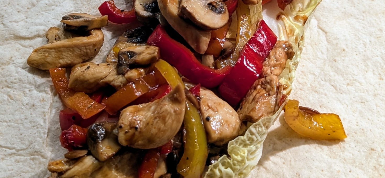 Teriyaki-Hähnchen-Wrap