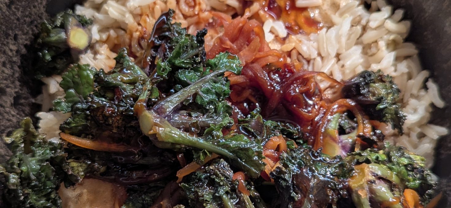 Flower Sprout & Karotten Teriyaki Bowl