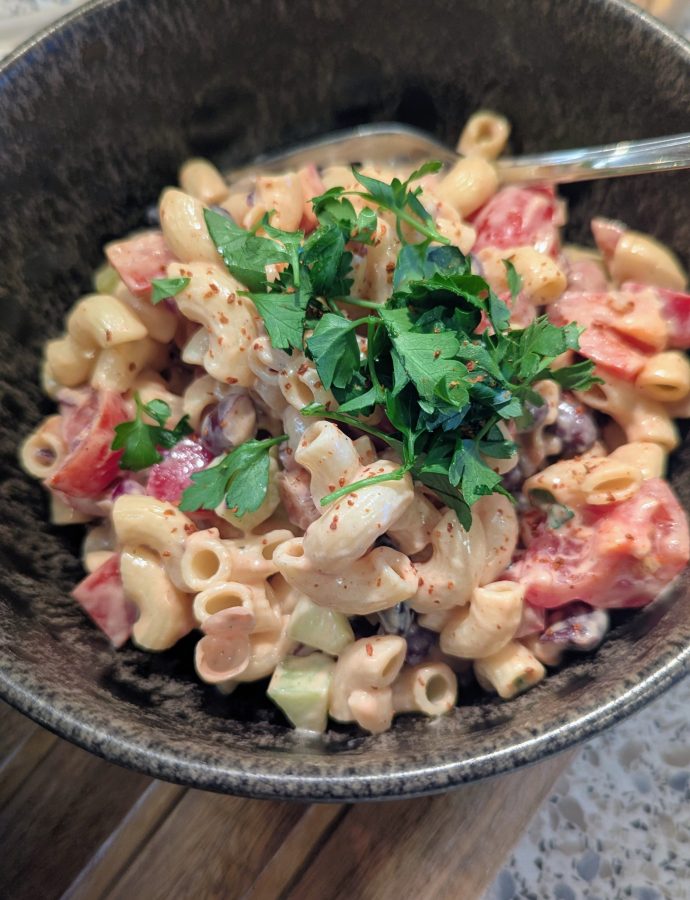 ​Bunter Nudelsalat „Mexiko-Style“