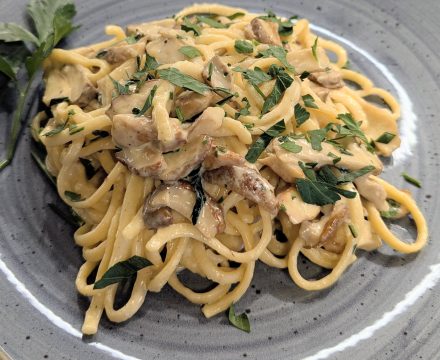 Cremige Steinpilz-Pasta